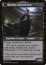 Henrika Domnathi (VOW-119) [Innistrad: Crimson Vow] Foil MTG Single Wizards of the Coast