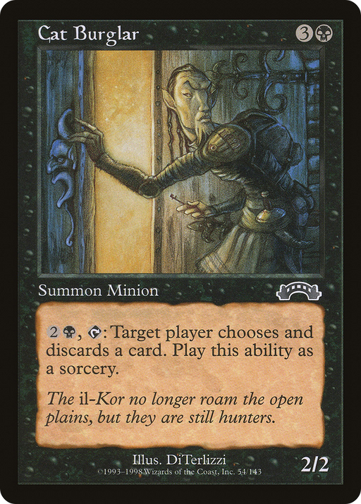 Cat Burglar (EXO-054) [Exodus] MTG Single Wizards of the Coast