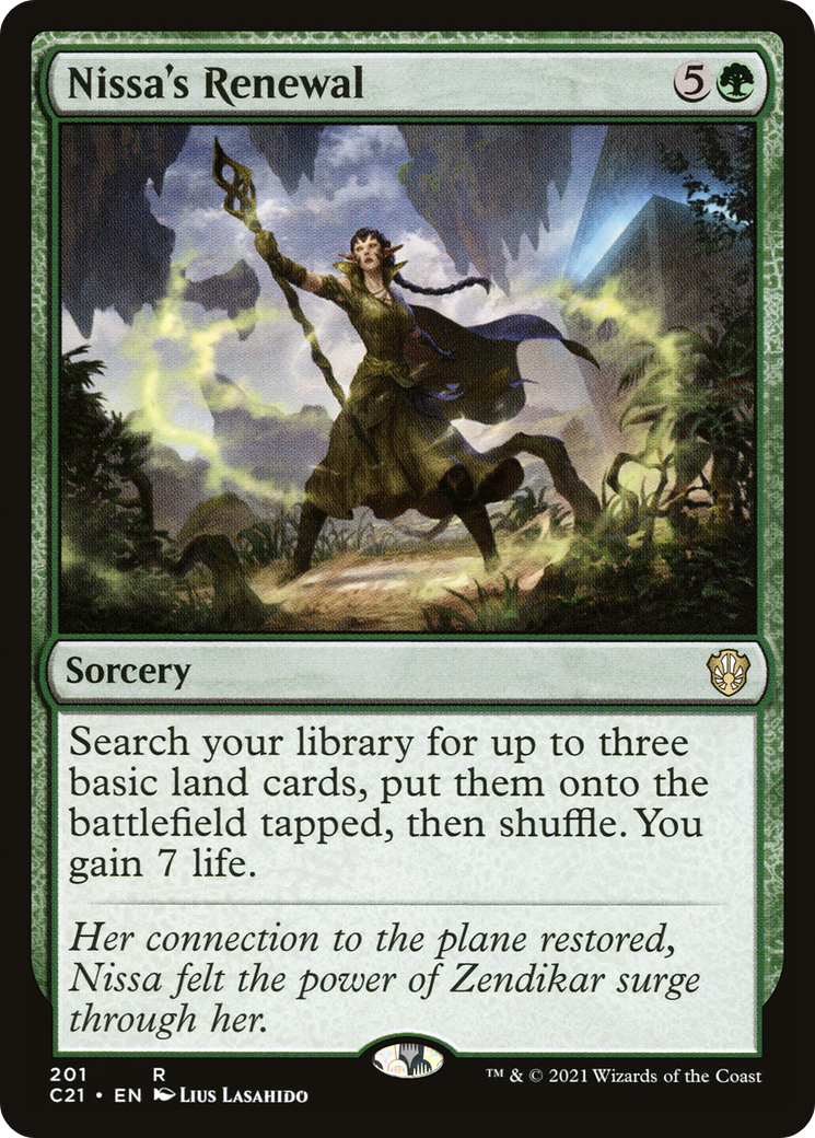 Nissa's Renewal (C21-201) [Commander 2021] MTG Single Wizards of the Coast