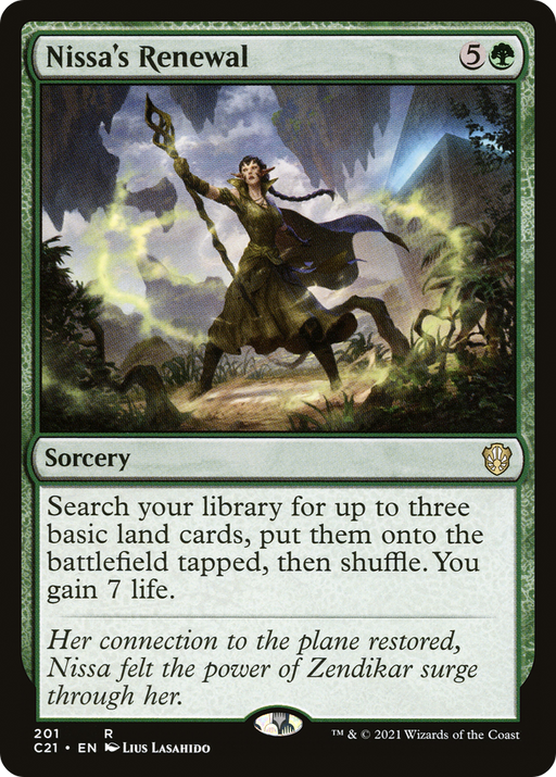 Nissa's Renewal (C21-201) [Commander 2021] MTG Single Wizards of the Coast