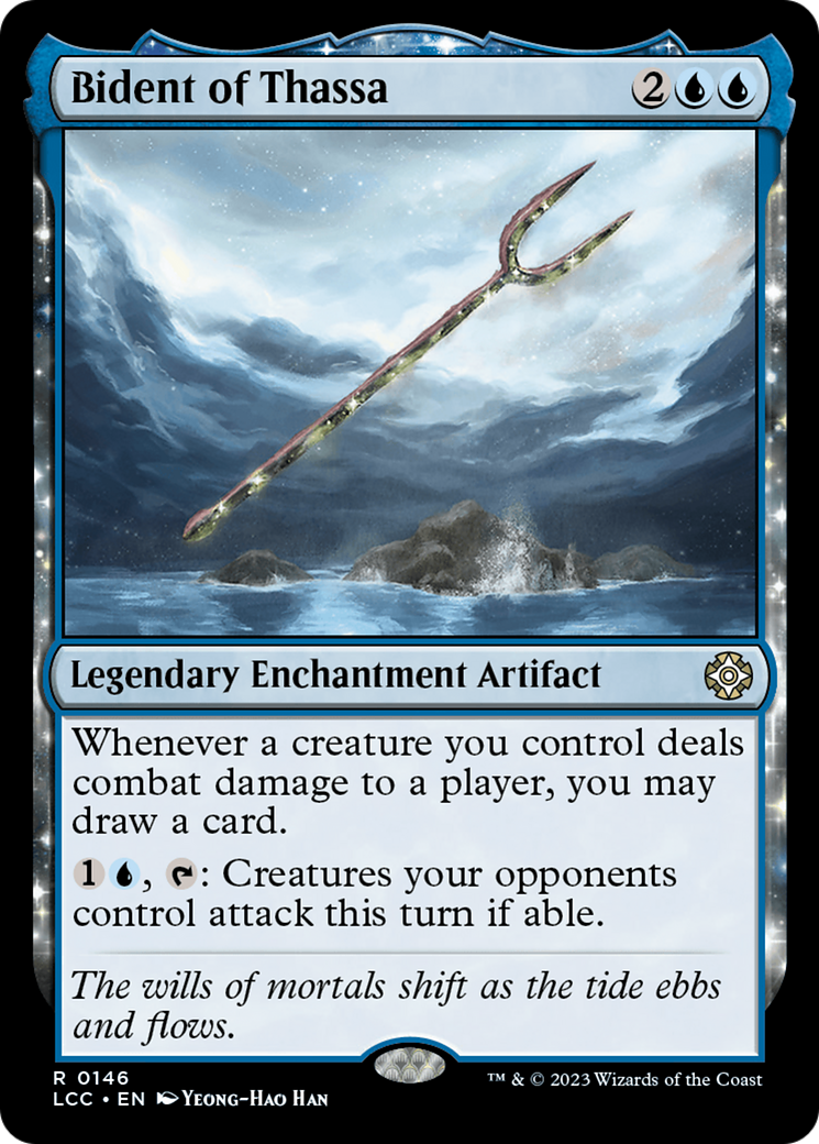 Bident of Thassa (LCC-146) [The Lost Caverns of Ixalan Commander] MTG Single Wizards of the Coast