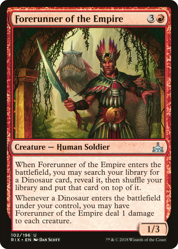 Forerunner of the Empire (RIX-102) [Rivals of Ixalan] MTG Single Wizards of the Coast