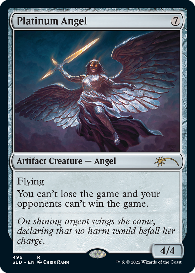 Platinum Angel (SLD-496) [Secret Lair] Drop Foil MTG Single Wizards of the Coast