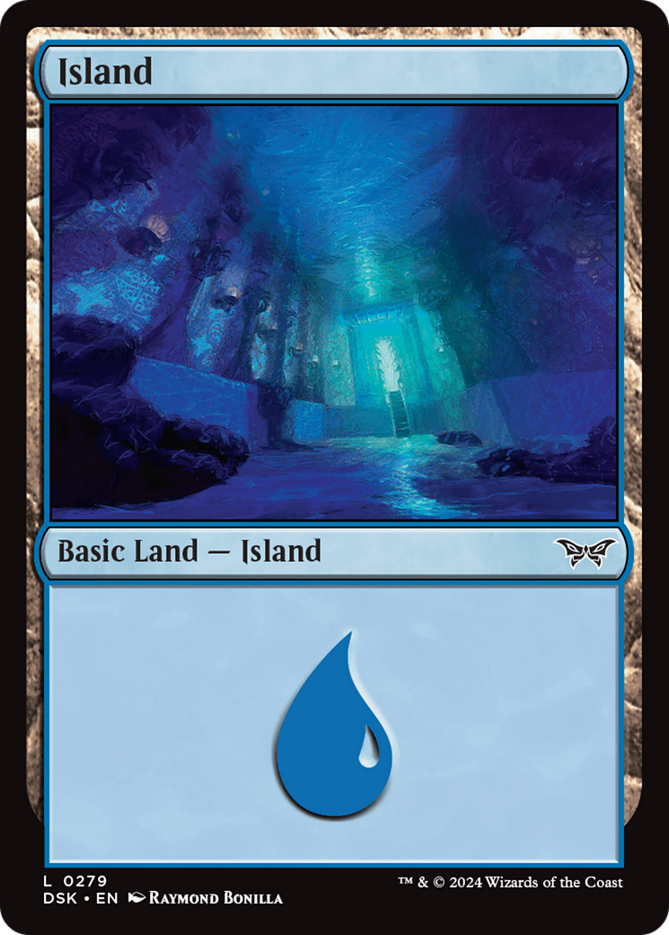 Island (0279) (DSK-279) [Duskmourn: House of Horror] MTG Single Wizards of the Coast