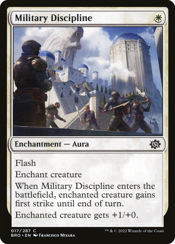 Military Discipline (BRO-017) [The Brothers' War] MTG Single Wizards of the Coast