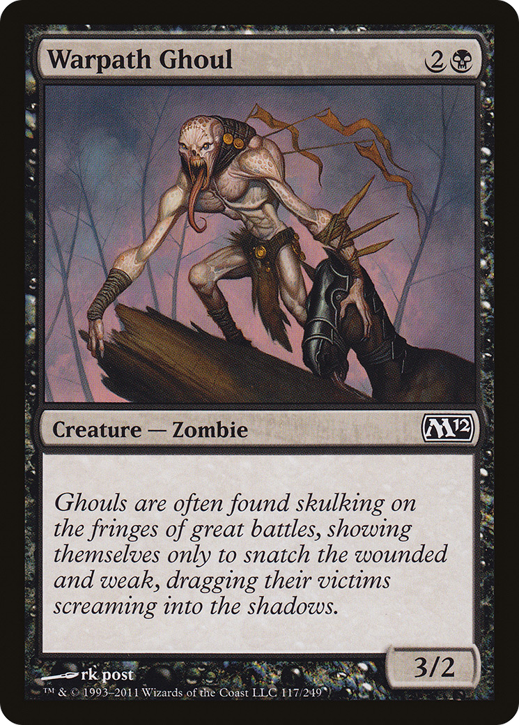 Warpath Ghoul (M12-117) [Magic 2012] Foil MTG Single Wizards of the Coast