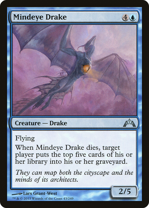 Mindeye Drake (GTC-043) [Gatecrash] MTG Single Wizards of the Coast