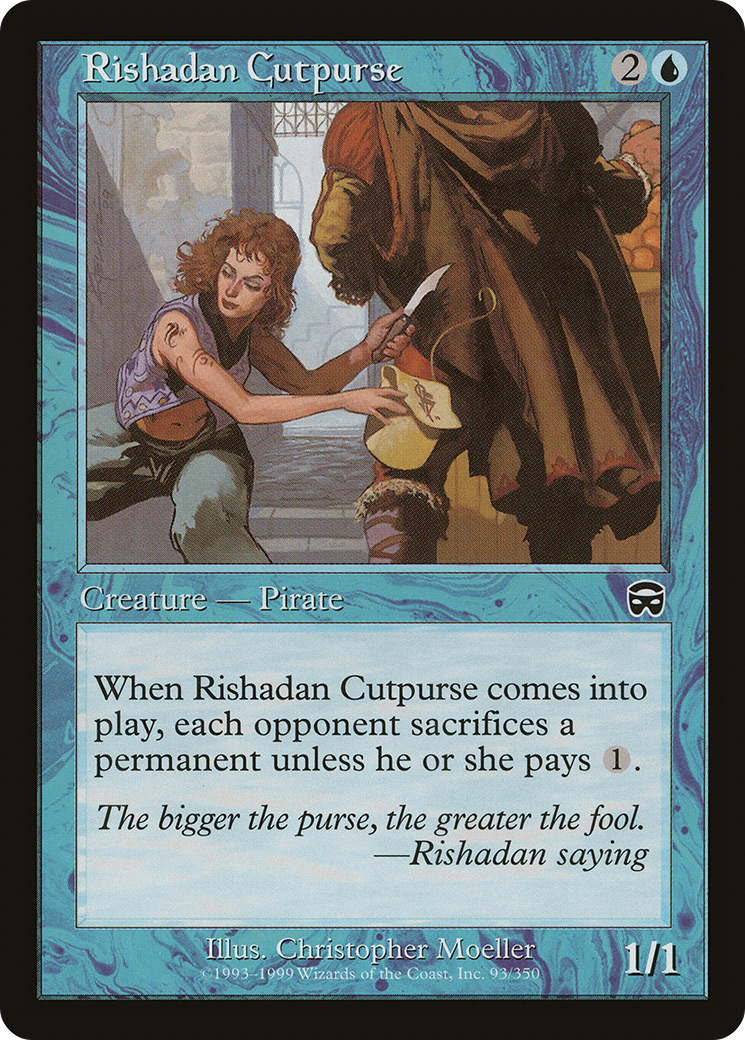 Rishadan Cutpurse (MMQ-093) [Mercadian Masques] Foil MTG Single Wizards of the Coast