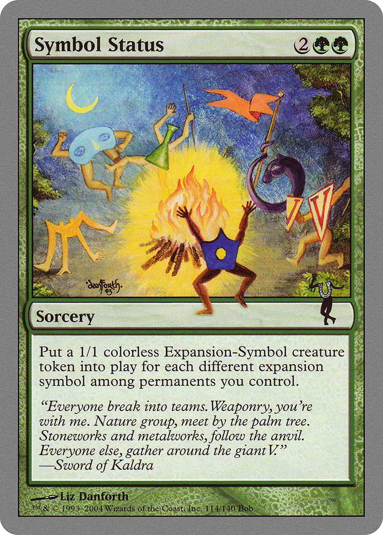 Symbol Status (UNH-114) [Unhinged] MTG Single Wizards of the Coast