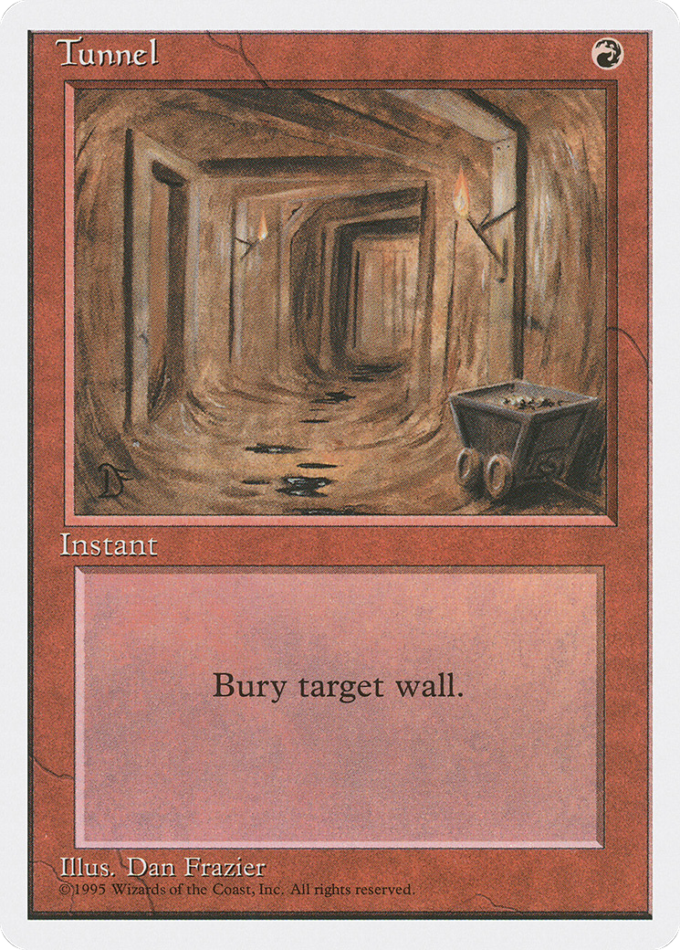 Tunnel (4ED-) [Fourth Edition] MTG Single Wizards of the Coast