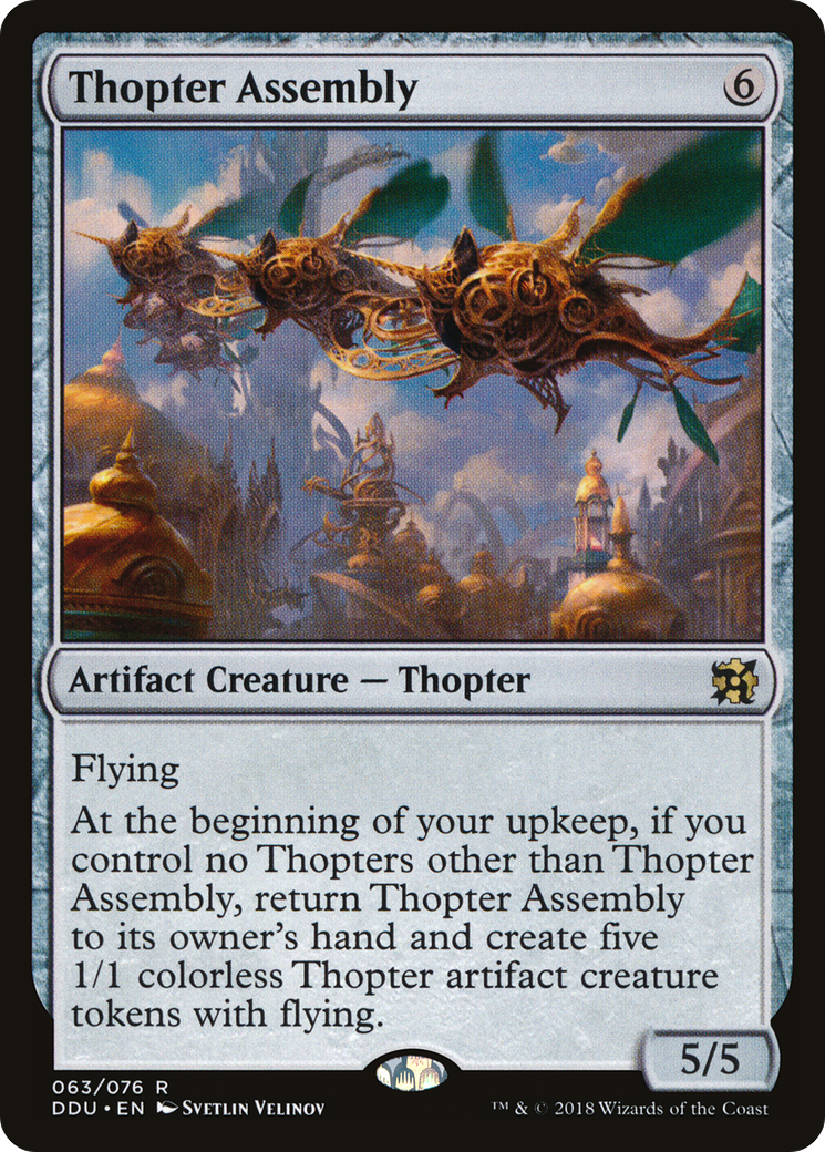 Thopter Assembly (DDU-063) [Misc] Duel Decks: Elves vs. Inventors MTG Single Wizards of the Coast