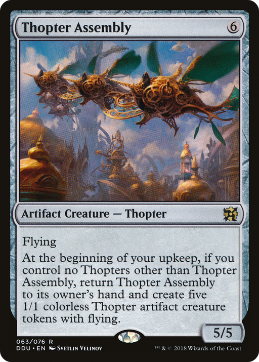 Thopter Assembly (DDU-063) [Misc] Duel Decks: Elves vs. Inventors MTG Single Wizards of the Coast