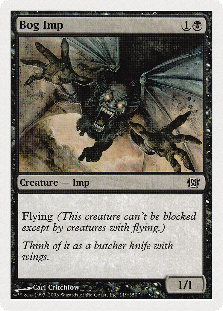 Bog Imp (8ED-119) [8th Edition] Foil MTG Single Wizards of the Coast