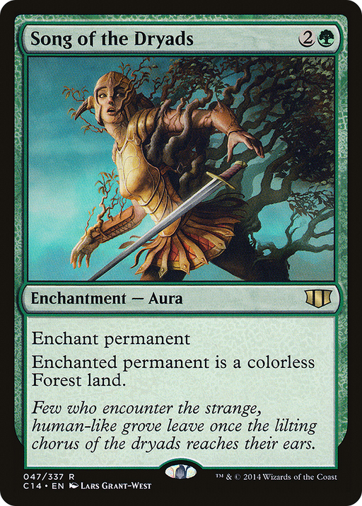 Song of the Dryads (C14-047) [Commander 2014] MTG Single Wizards of the Coast