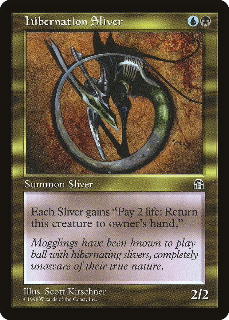 Hibernation Sliver (STH-128) [Stronghold] MTG Single Wizards of the Coast