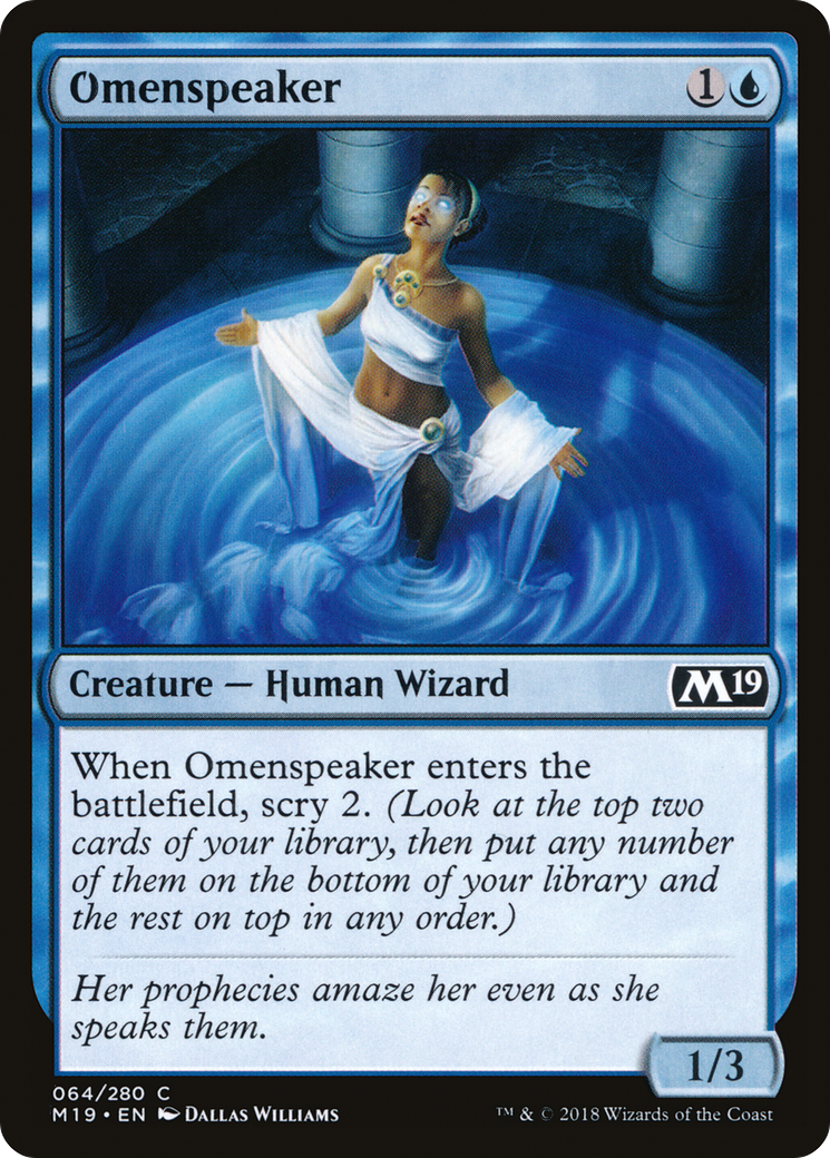 Omenspeaker (M19-064) [Core Set 2019] MTG Single Wizards of the Coast