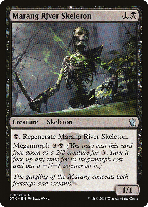 Marang River Skeleton (DTK-108) [Dragons of Tarkir] MTG Single Wizards of the Coast