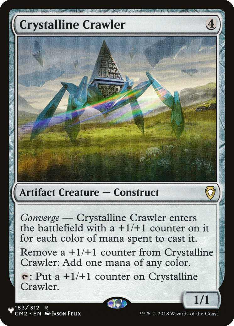 Crystalline Crawler (LIST-183/312) [Mystery Booster] The List MTG Single Wizards of the Coast