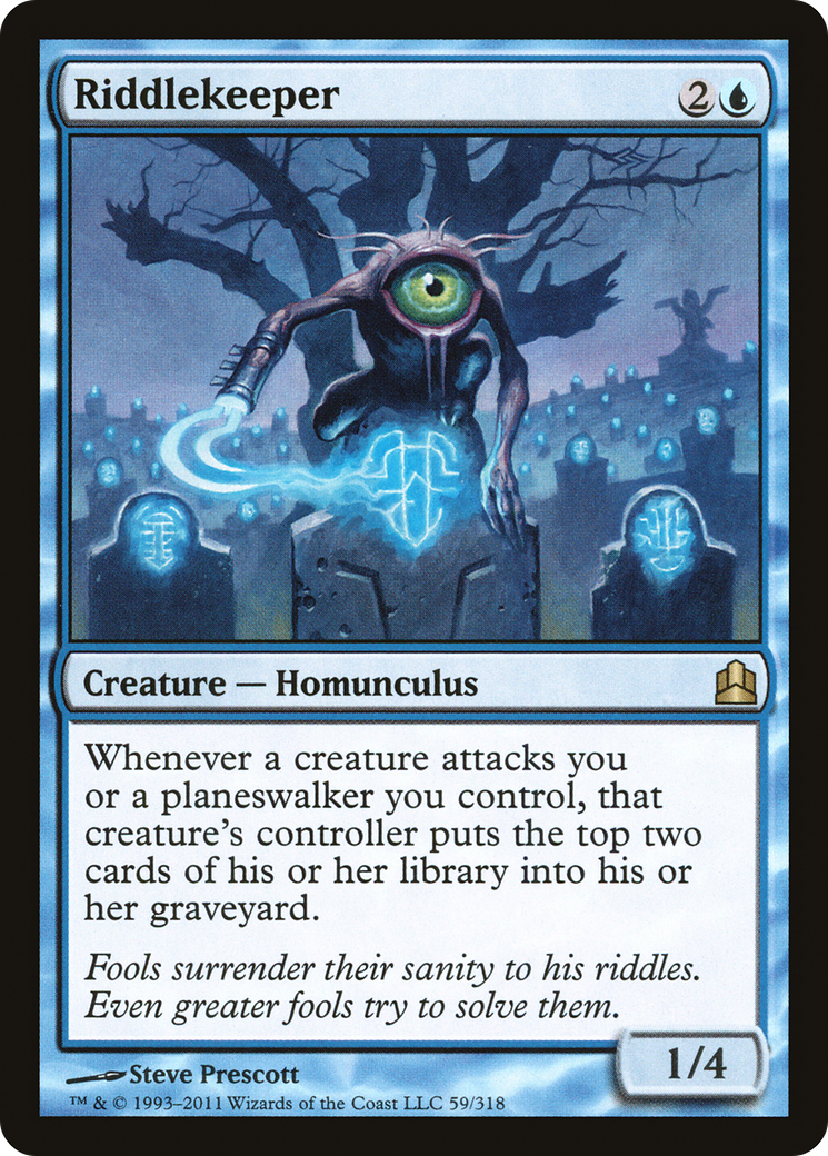 Riddlekeeper (CMD-059) [Commander 2011] MTG Single Wizards of the Coast