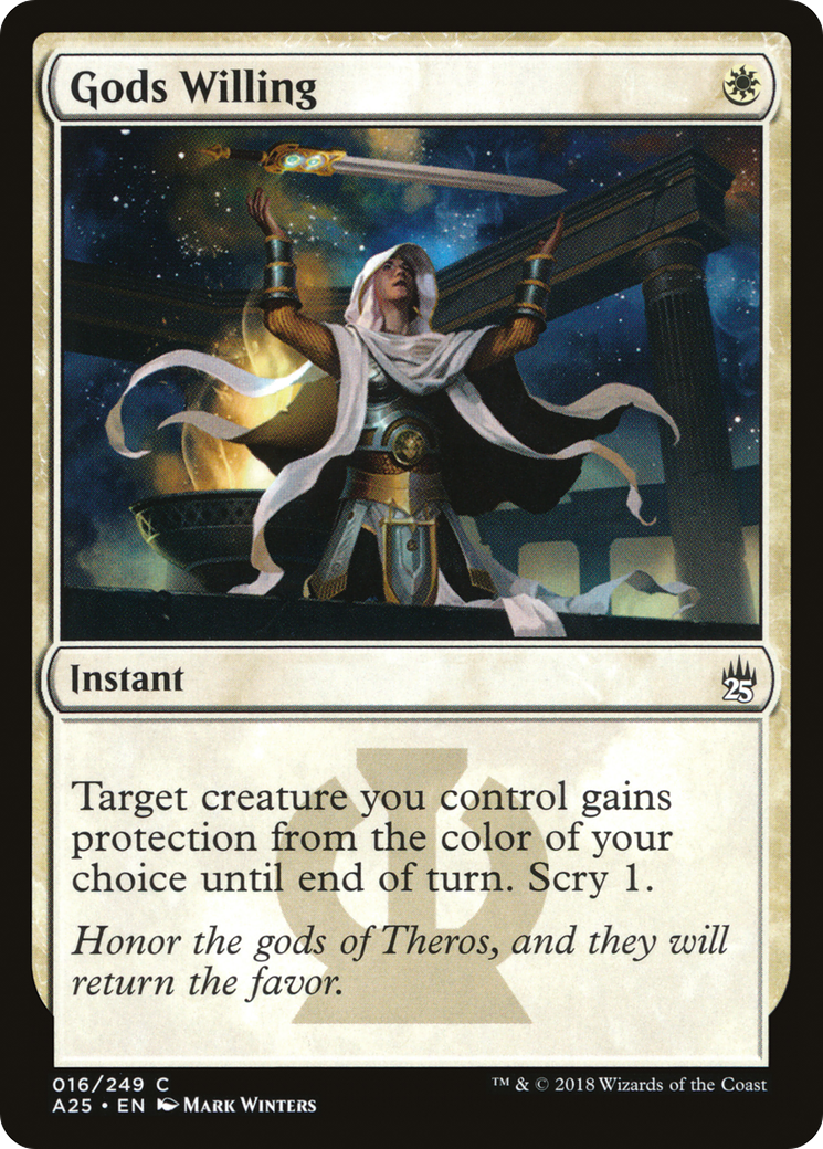 Gods Willing (A25-016) [Masters 25] Foil MTG Single Wizards of the Coast