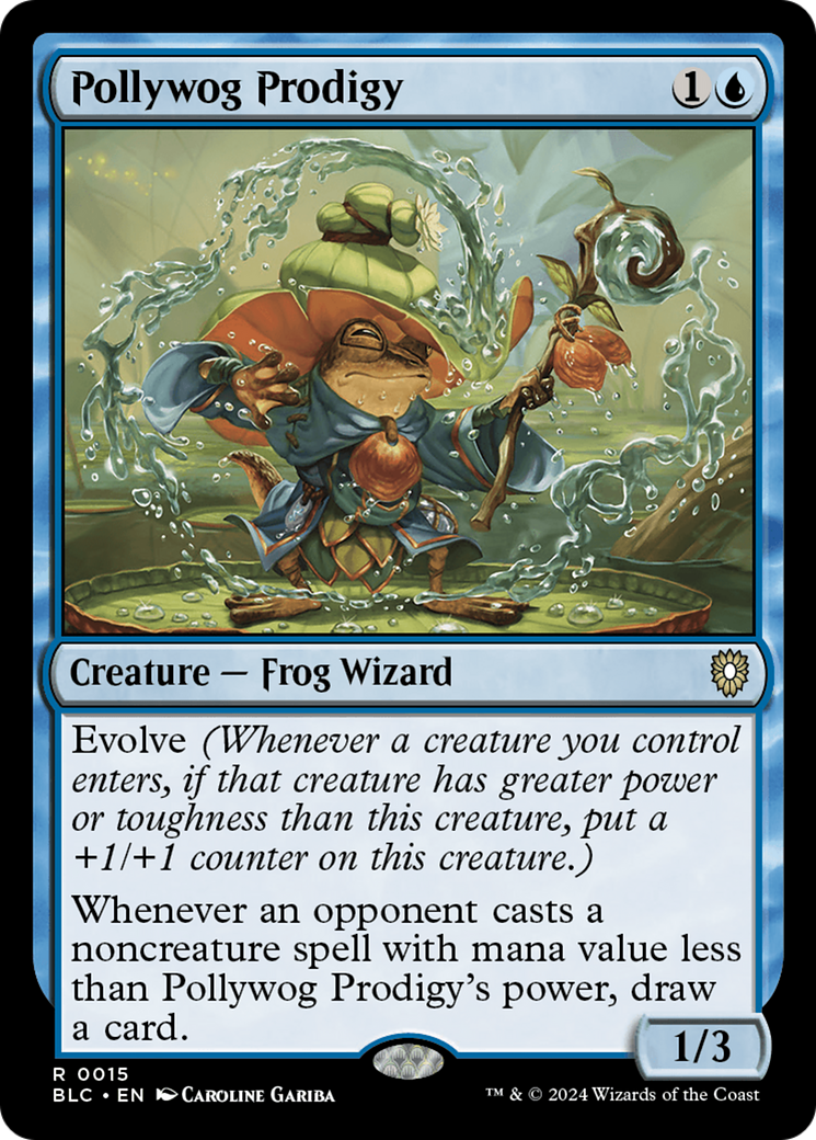 Pollywog Prodigy (BLC-015) [Bloomburrow Commander] MTG Single Wizards of the Coast