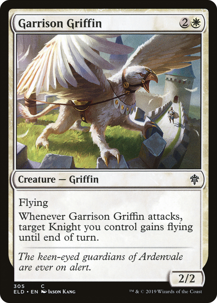 Garrison Griffin (ELD-305) [Throne of Eldraine] MTG Single Wizards of the Coast
