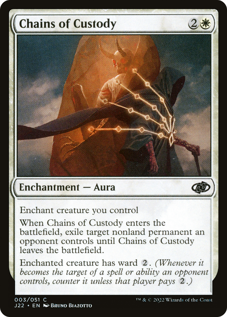 Chains of Custody (J22-003) [Jumpstart 2022] MTG Single Wizards of the Coast
