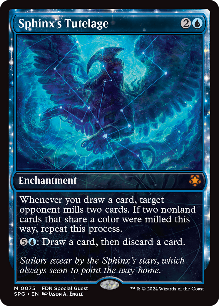 Sphinx's Tutelage (SPG-075) [Special Guests] (Showcase) MTG Single Wizards of the Coast