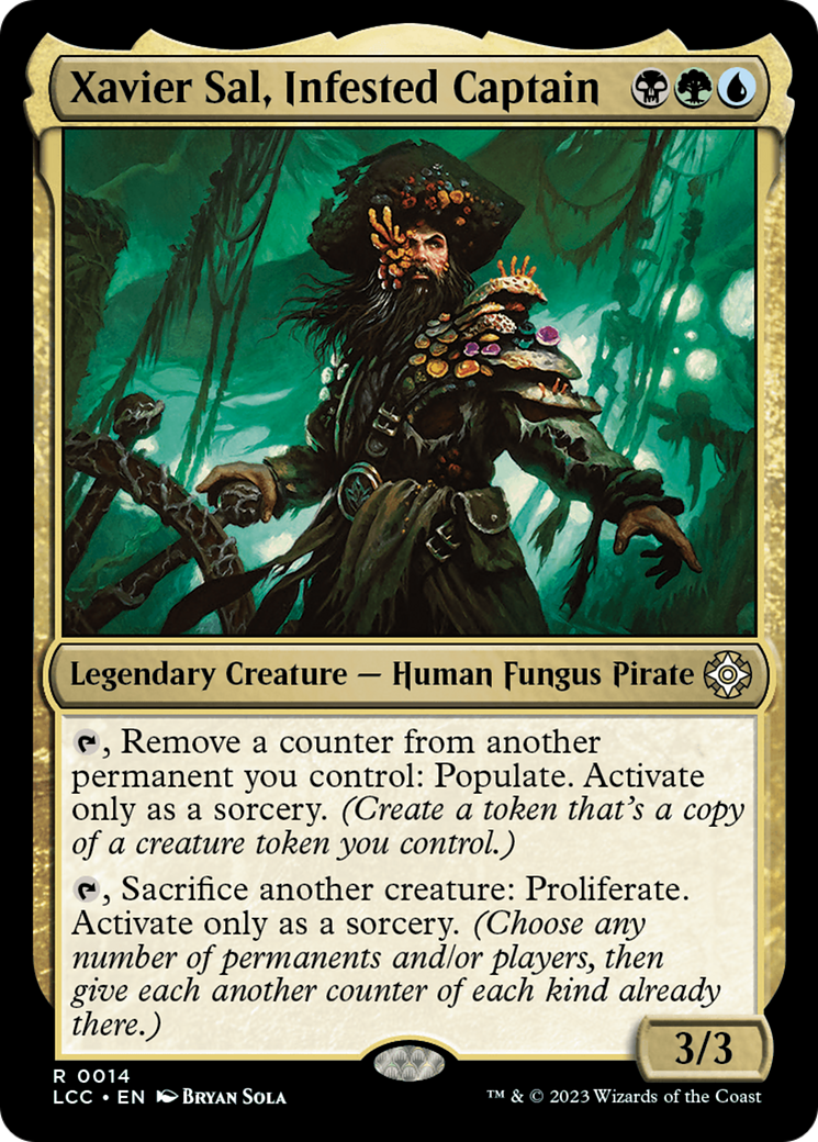Xavier Sal, Infested Captain (LCC-014) [The Lost Caverns of Ixalan Commander] MTG Single Wizards of the Coast