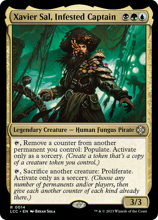 Xavier Sal, Infested Captain (LCC-014) [The Lost Caverns of Ixalan Commander] MTG Single Wizards of the Coast