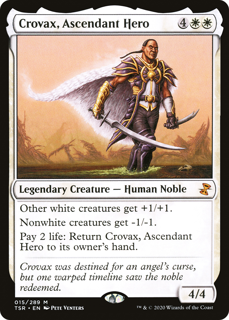 Crovax, Ascendant Hero (TSR-015) [Time Spiral Remastered] MTG Single Wizards of the Coast