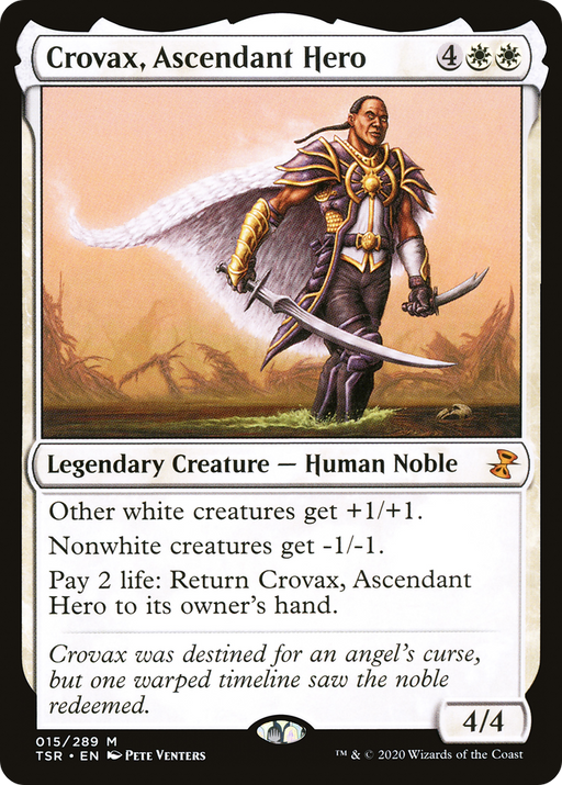 Crovax, Ascendant Hero (TSR-015) [Time Spiral Remastered] MTG Single Wizards of the Coast