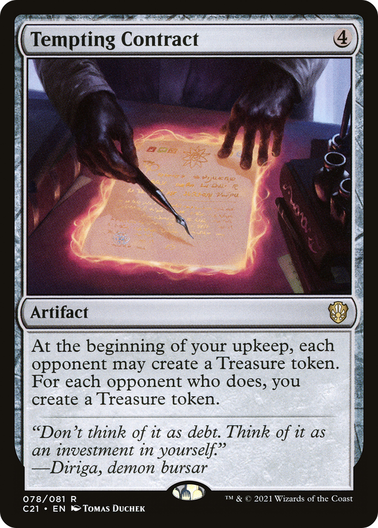 Tempting Contract (C21-078) [Commander 2021] MTG Single Wizards of the Coast