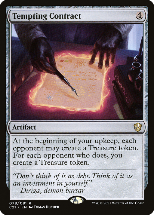 Tempting Contract (C21-078) [Commander 2021] MTG Single Wizards of the Coast