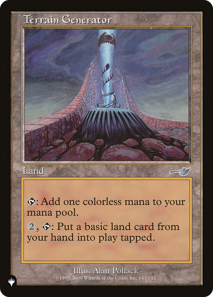 Terrain Generator (LIST-143/143) [Mystery Booster] The List MTG Single Wizards of the Coast
