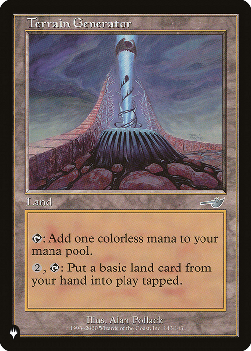 Terrain Generator (LIST-143/143) [Mystery Booster] The List MTG Single Wizards of the Coast