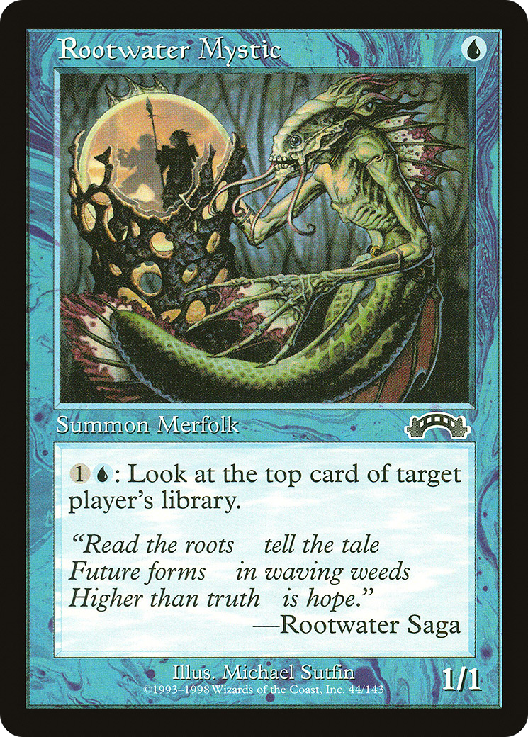 Rootwater Mystic (EXO-044) [Exodus] MTG Single Wizards of the Coast