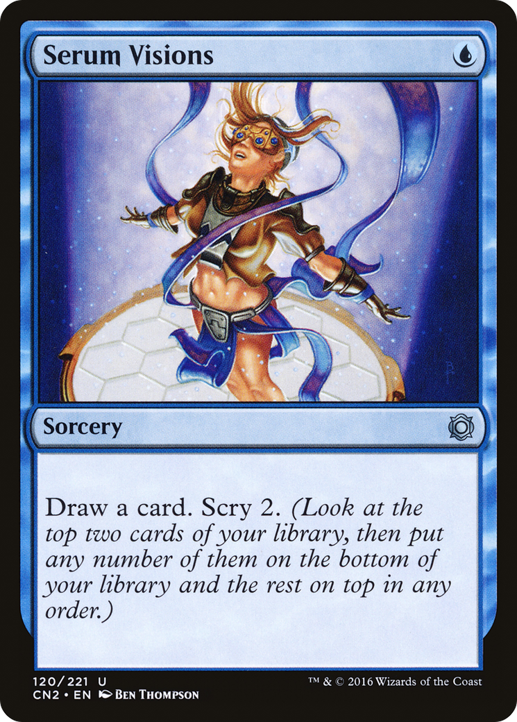 Serum Visions (CN2-120) [Conspiracy: Take the Crown] MTG Single Wizards of the Coast
