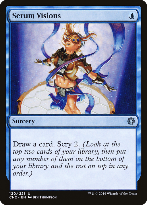 Serum Visions (CN2-120) [Conspiracy: Take the Crown] MTG Single Wizards of the Coast