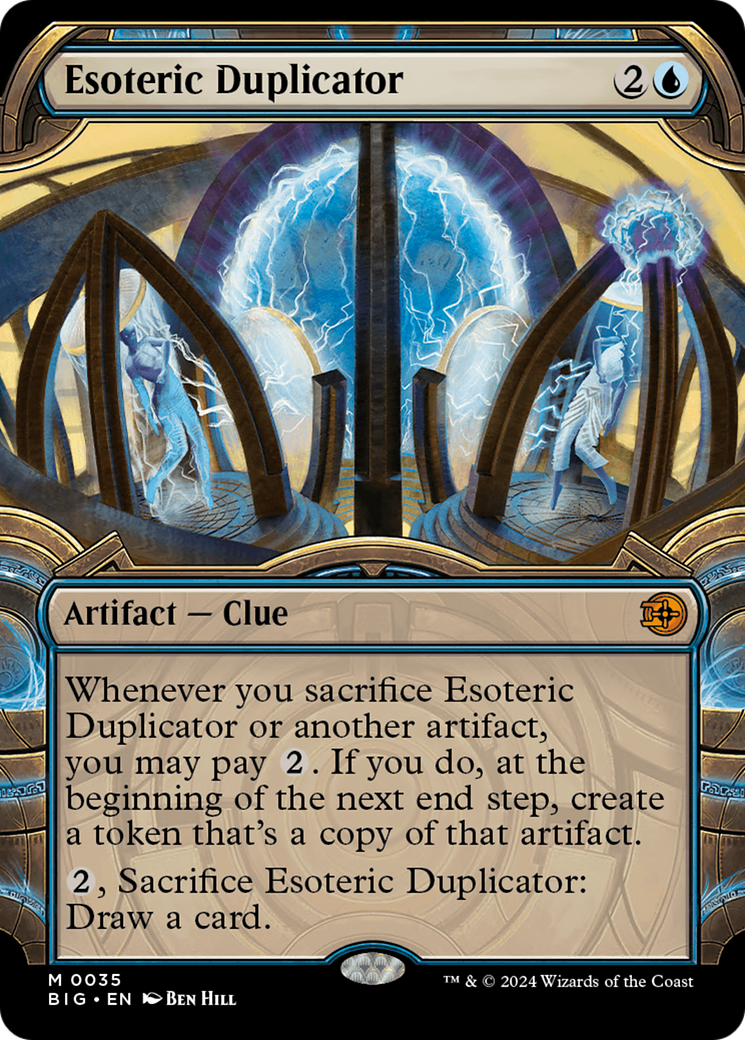 Esoteric Duplicator (BIG-035) [The Big Score] (Showcase) Foil MTG Single Wizards of the Coast