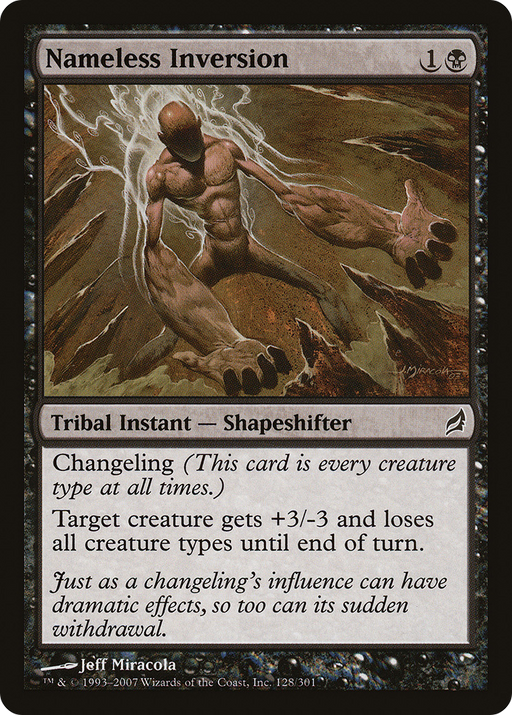 Nameless Inversion (LRW-128) [Lorwyn] Foil MTG Single Wizards of the Coast