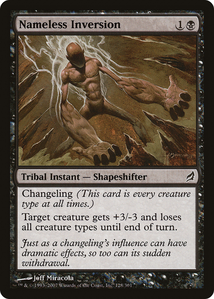 Nameless Inversion (LRW-128) [Lorwyn] MTG Single Wizards of the Coast