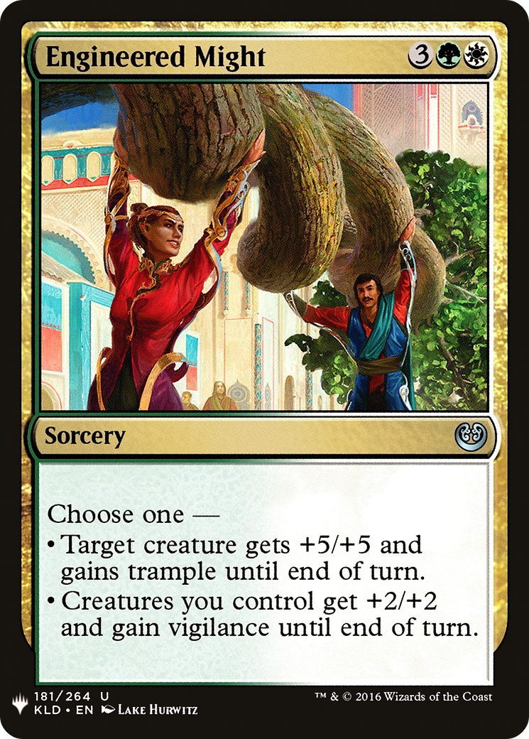 Engineered Might (LIST-KLD-181) [Mystery Booster] The List MTG Single Wizards of the Coast