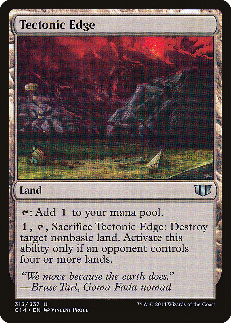 Tectonic Edge (C14-313) [Commander 2014] MTG Single Wizards of the Coast
