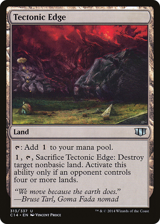 Tectonic Edge (C14-313) [Commander 2014] MTG Single Wizards of the Coast