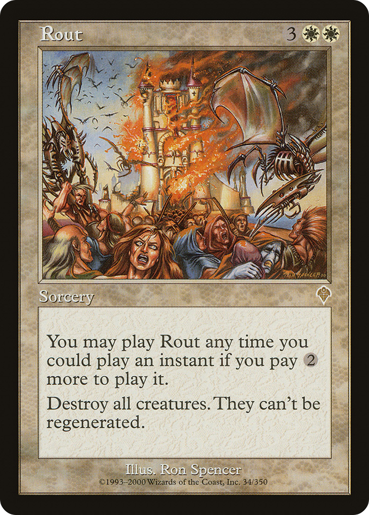 Rout (INV-034) [Invasion] MTG Single Wizards of the Coast