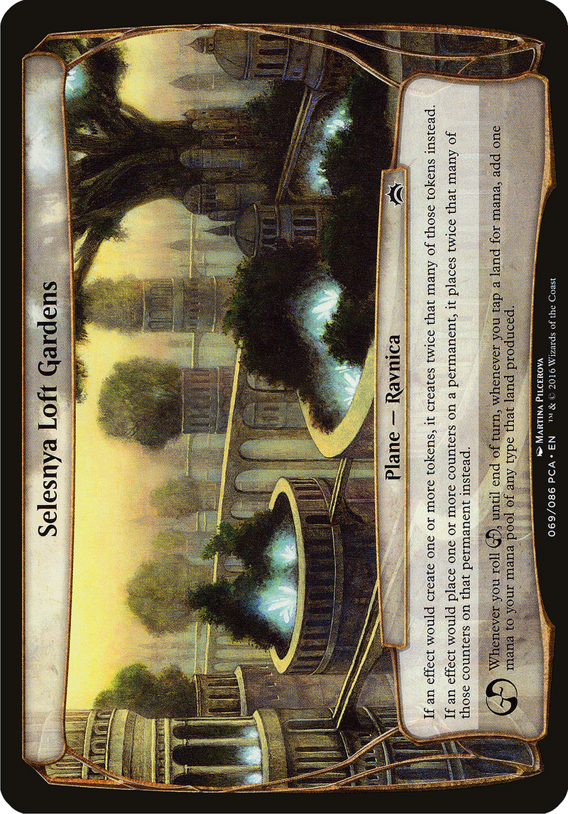 Selesnya Loft Gardens (Planechase Anthology) (OVER-) [Oversized] Planechase Anthology Planes MTG Single Wizards of the Coast