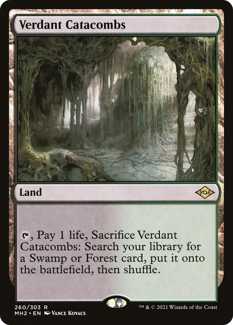 Verdant Catacombs (MH2-260) [Modern Horizons 2] Foil MTG Single Modern Horizons 2