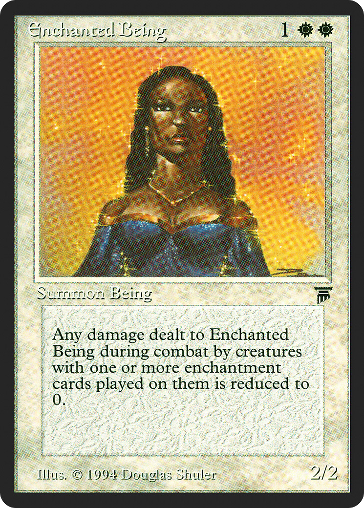 Enchanted Being (LEG-012) [Oldschool] Legends MTG Single Wizards of the Coast