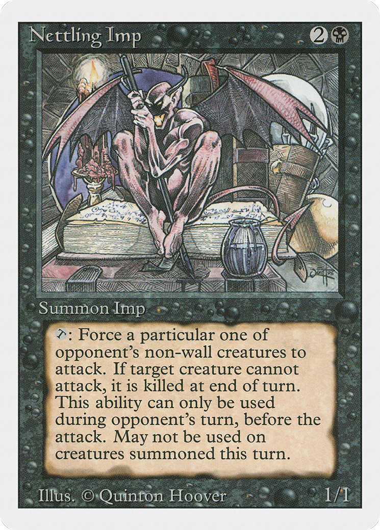 Nettling Imp (3ED-119) [Revised Edition] MTG Single Wizards of the Coast